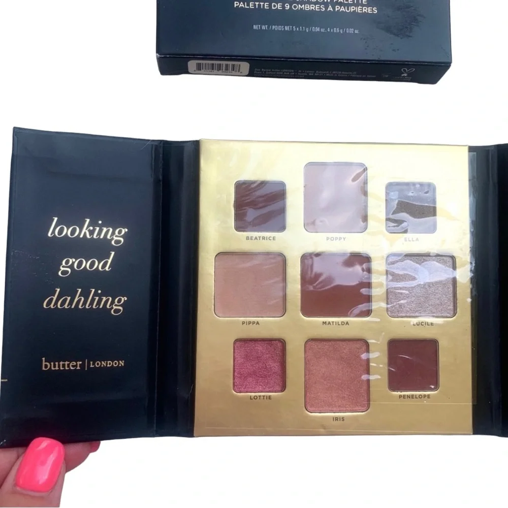 Butter London Teddy Girl 9-Piece Eye Shadow Palette NIB